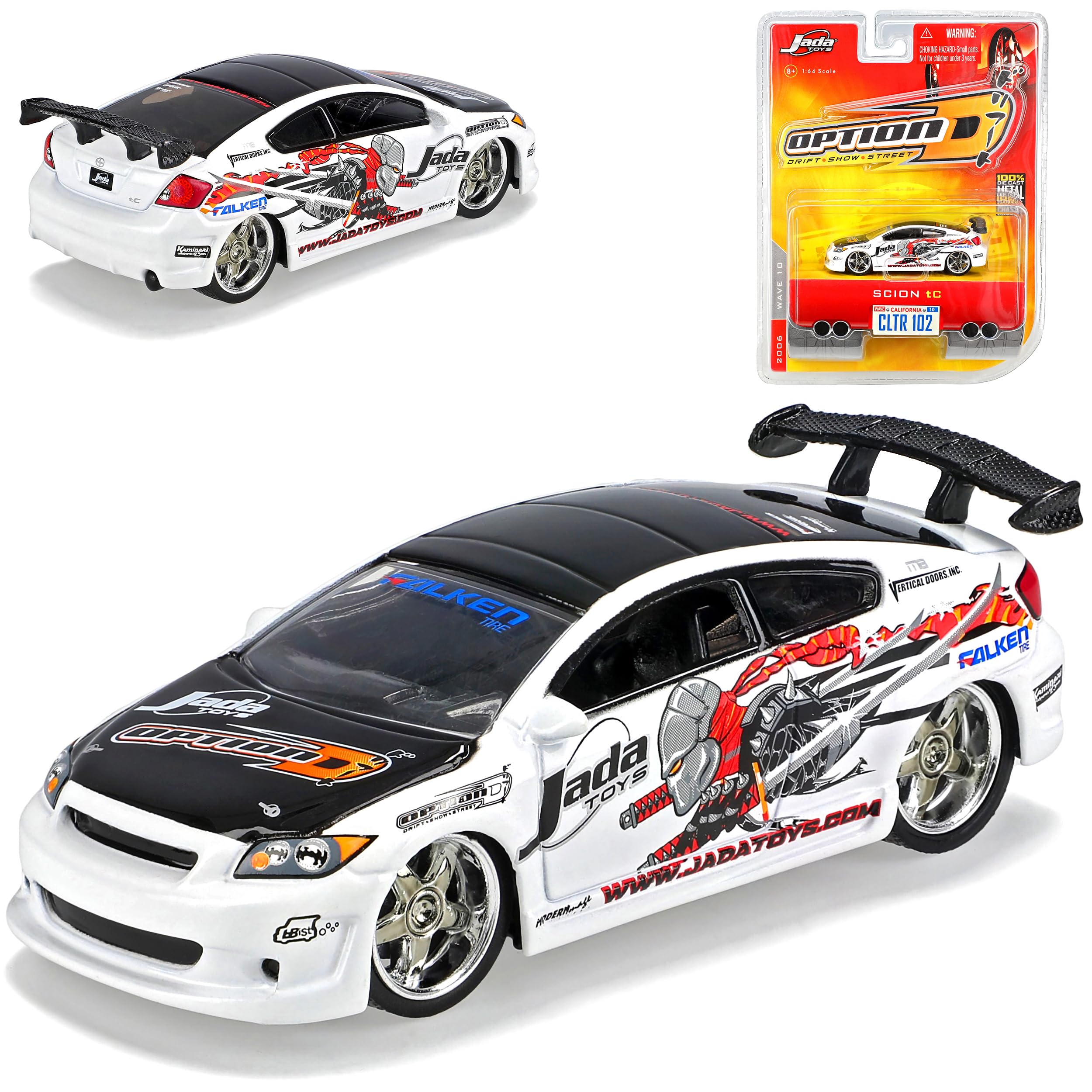 Toyota Scion TC White Tuning 1/60 1/64 Jada Model Car: Amazon.de: Toys